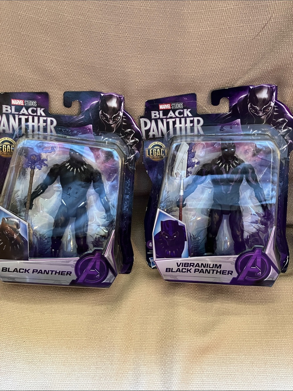 Marvel Studios Black Panther Collectible Action Figure - Purple & Black